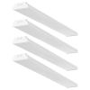 VEVOR 4FT LED Wraparound Light, 50W, 5500LM Flush Mount LED Shop Light, 4 Pack 6500K Daylight LED Kitchen Ceiling Lighting Fixtures