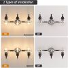 3-Lights Bathroom Vanity Lighting Fixtures Brushed Gold Modern Vanity Light 22Inch Bathroom Light Fixture Bathroom Lights Over Mirror with Clear Glass