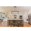 Pendant Lighting 4 Light Industrial Vintage Open Frame Rectangle Chandeliers Modern Black Linear Cage Ceiling Light Fixture