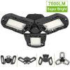 LED Garage Light; iMounTEK E26/E27 80W 7000LM 6500K Garage Ceiling Light Deformable Workshop Lamp LED Ceiling Light Bulbs
