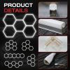 car wash working lights inspection detailing honeycomb hexagonal portable led waterproof garage lighting lamp