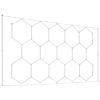 VEVOR Hexagon Garage Lights 86400LM 14 Grids Honeycomb LED Shop Ceiling Light
