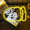 1pc Vibrant Neon Light - Unique Party, Bedroom Decor Accent - Multipurpose, Wall Mounted, Energy-Efficient, Durable