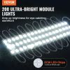VEVOR 200PCS LED Storefront Lights, 108 ft DC 12V, LED Module Lights, 5730 SMD 3-LED 1.5W Window Lights with Tape Adhesive Backside