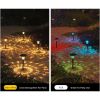 Itopfox 6PCS Solar Pathway Lights - 2 Modes Solar Landscape Lights W/ IP65 Waterproof