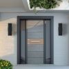 2-Pack Outdoor Wall Sconce, Modern Up and Down Weatherproof Wall Light, Black Aluminum Exterior Wall Mount Light Fixture, Ideal for Porch, Patio