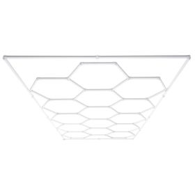VEVOR Hexagon Garage Lights 66300LM 15 Grids Honeycomb LED Shop Ceiling Light