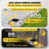 Vevor Driveway Lights, 4-Pack Solar Driveway Lights with Switch Button, Solar Deck Lights Waterproof